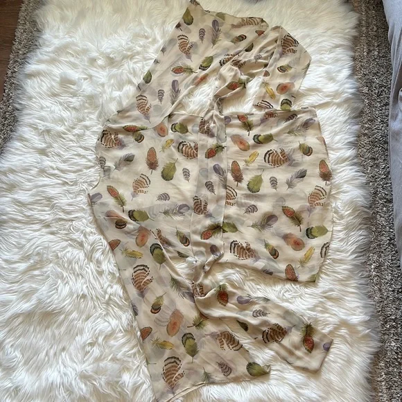 Show Me Your Mumu Kimono ~ in Feather 🪶 Print - Picture 13 of 14